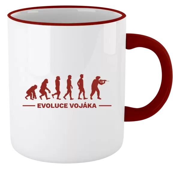 Hrnek Evoluce - voják