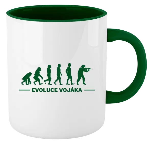 Hrnek Evoluce - voják