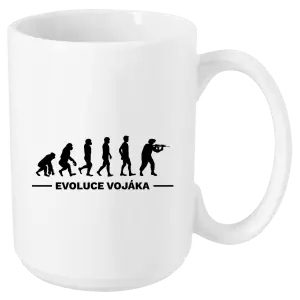 Hrnek Evoluce - voják