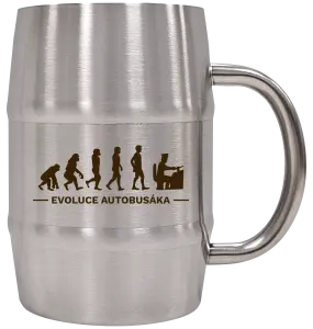 Nerezový chladicí půllitr Evoluce - autobusák