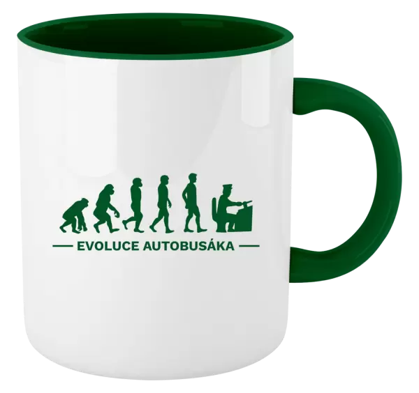 Hrnek Evoluce - autobusák