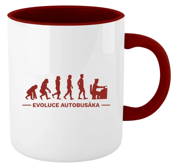 Hrnek Evoluce - autobusák