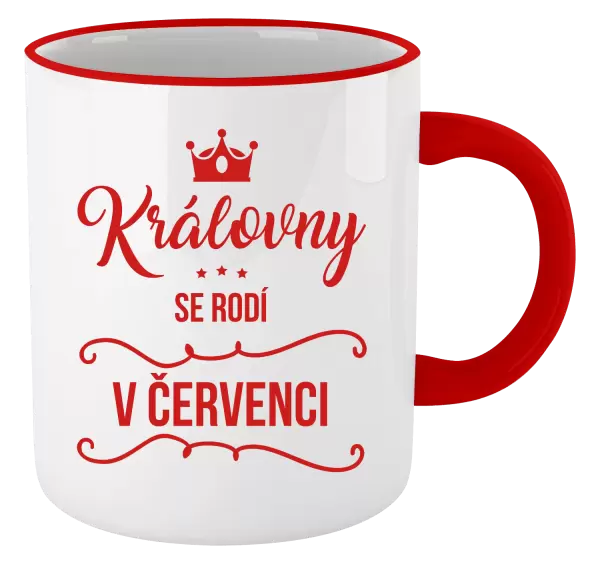 Hrnek Královny se rodí v měsíci ...