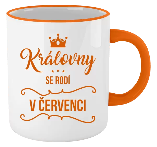 Hrnek Královny se rodí v měsíci ...