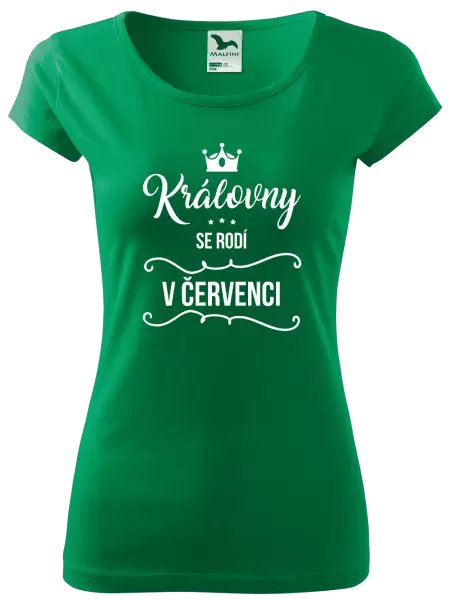 Dámské tričko Královny se rodí v měsíci ...