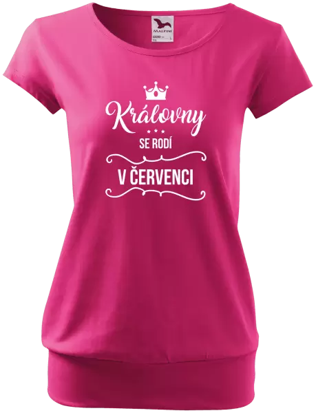 Dámské tričko Královny se rodí v měsíci ...