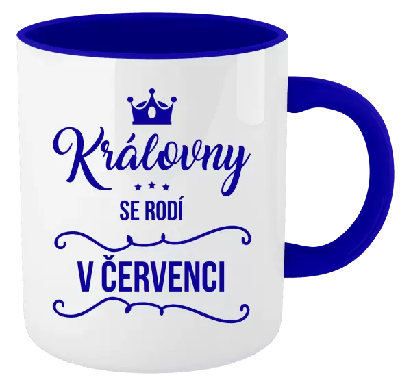 Hrnek Královny se rodí v měsíci ...