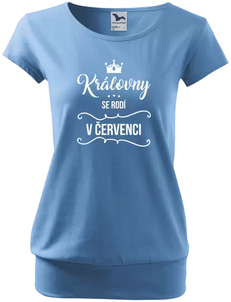 Dámské tričko Královny se rodí v měsíci ...