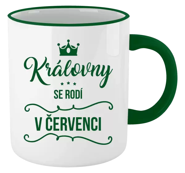 Hrnek Královny se rodí v měsíci ...