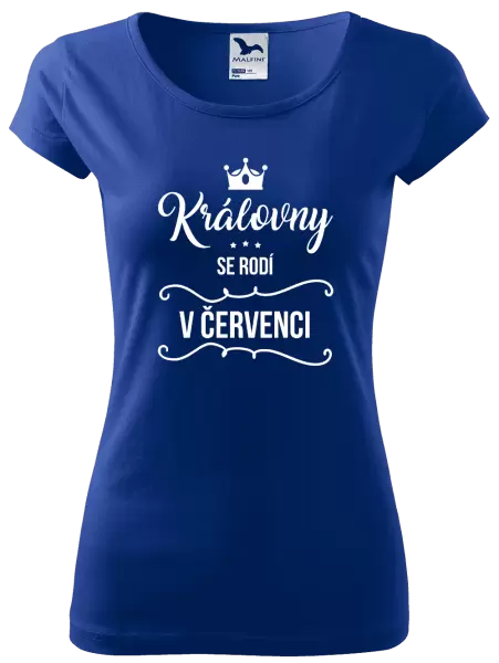 Dámské tričko Královny se rodí v měsíci ...