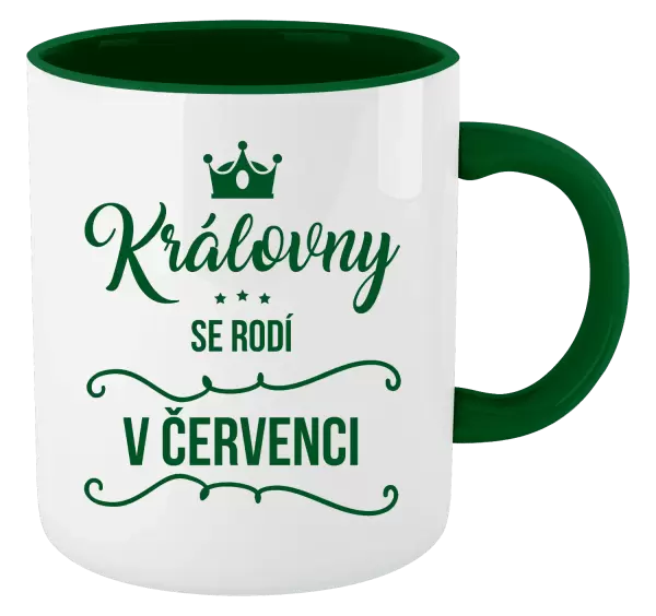 Hrnek Královny se rodí v měsíci ...