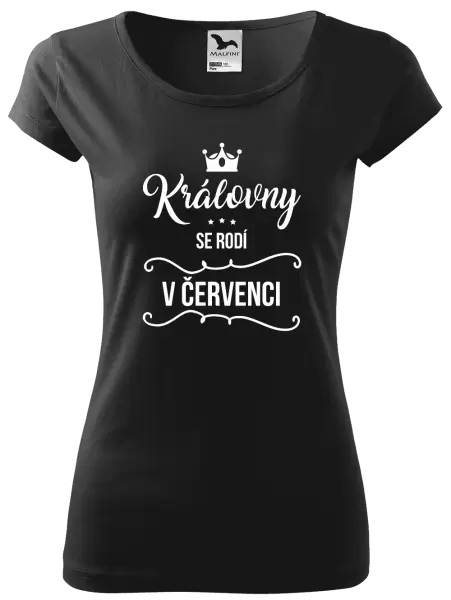 Dámské tričko Královny se rodí v měsíci ...