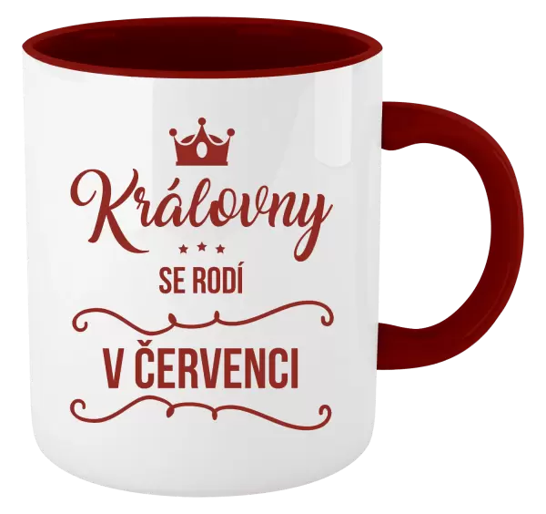 Hrnek Královny se rodí v měsíci ...