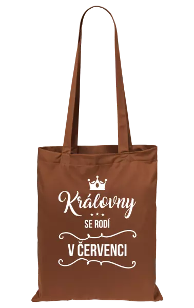Látková taška Královny se rodí v měsíci ...
