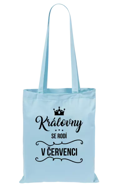 Látková taška Královny se rodí v měsíci ...