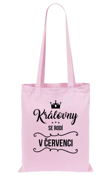 Látková taška Královny se rodí v měsíci ...