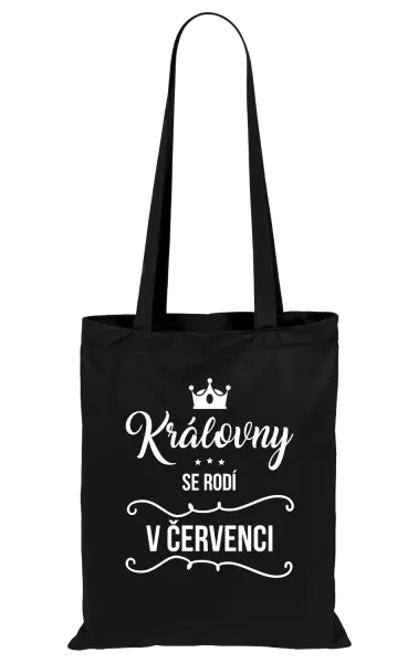 Látková taška Královny se rodí v měsíci ...