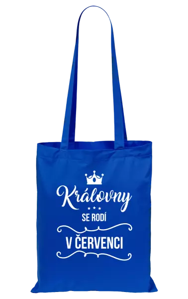 Látková taška Královny se rodí v měsíci ...