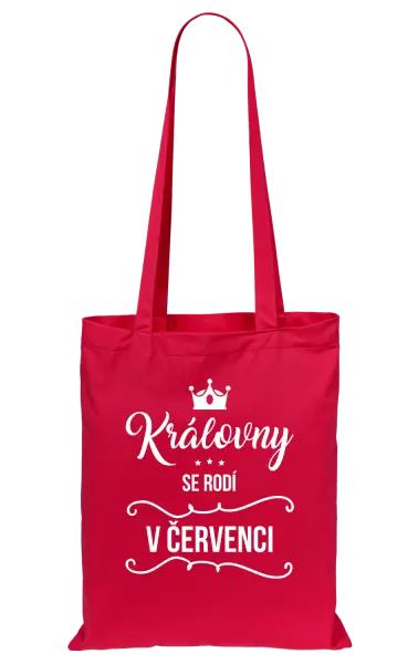 Látková taška Královny se rodí v měsíci ...
