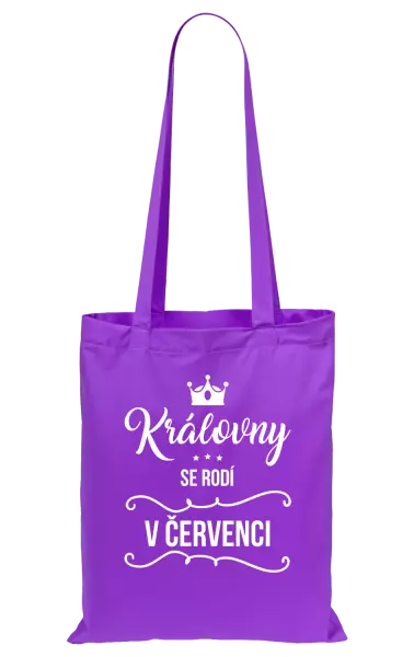 Látková taška Královny se rodí v měsíci ...