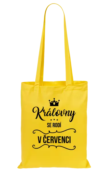 Látková taška Královny se rodí v měsíci ...