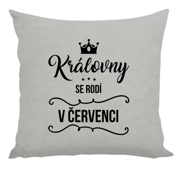 Polštář Královny se rodí v měsíci ...