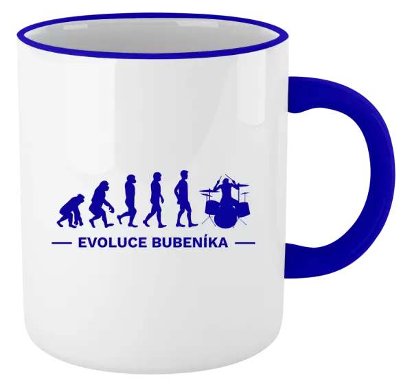 Hrnek Evoluce - bubeník