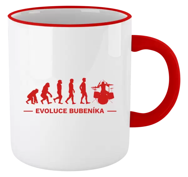 Hrnek Evoluce - bubeník