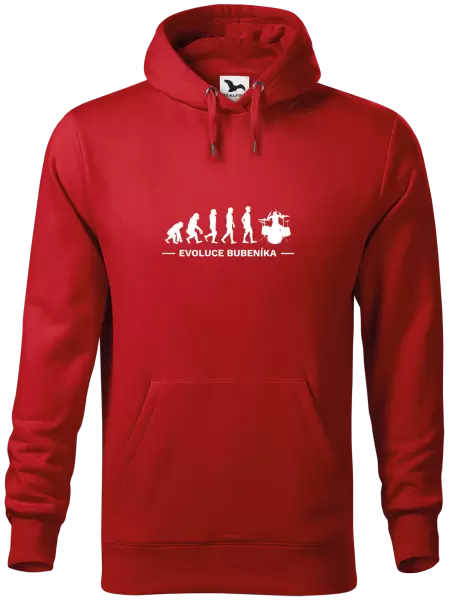 Pánská mikina Evoluce - bubeník