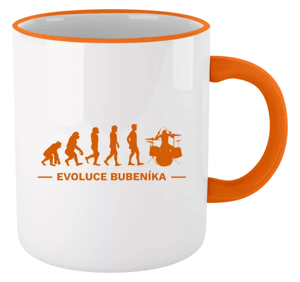 Hrnek Evoluce - bubeník