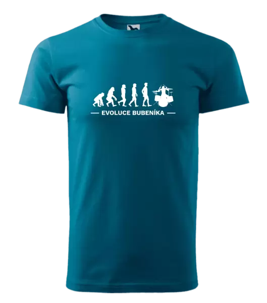 Pánské tričko Evoluce - bubeník