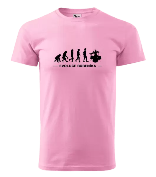 Pánské tričko Evoluce - bubeník