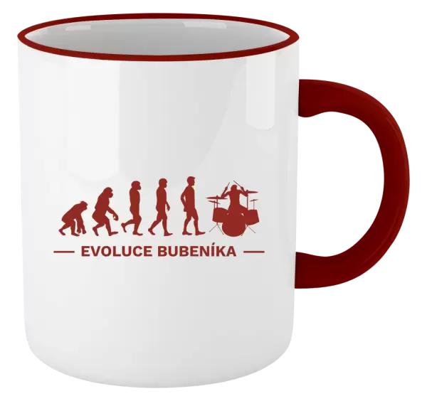 Hrnek Evoluce - bubeník