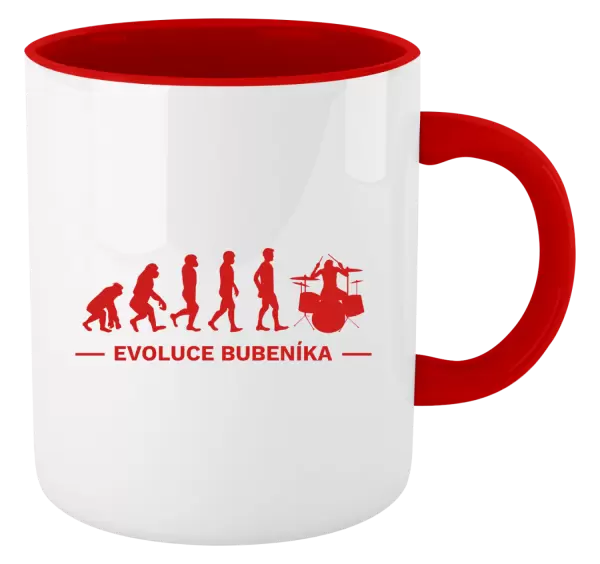 Hrnek Evoluce - bubeník