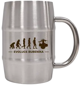 Nerezový chladicí půllitr Evoluce - bubeník