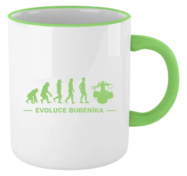 Hrnek Evoluce - bubeník