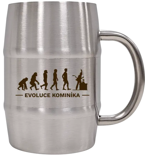 Nerezový chladicí půllitr Evoluce - kominík