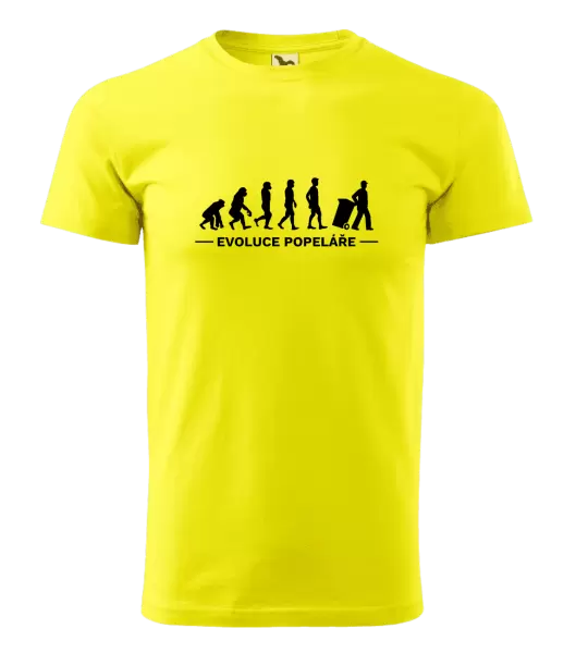 Pánské tričko Evoluce - popelář