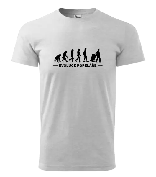 Pánské tričko Evoluce - popelář