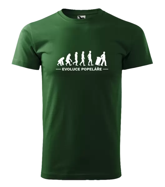 Pánské tričko Evoluce - popelář