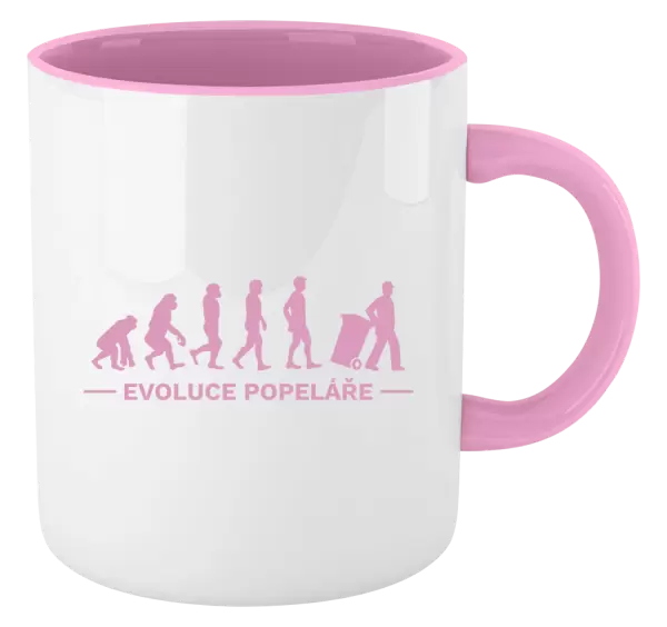 Hrnek Evoluce - popelář