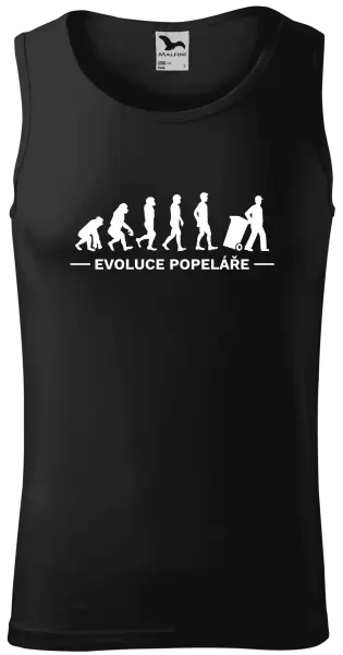 Pánské tílko Evoluce - popelář