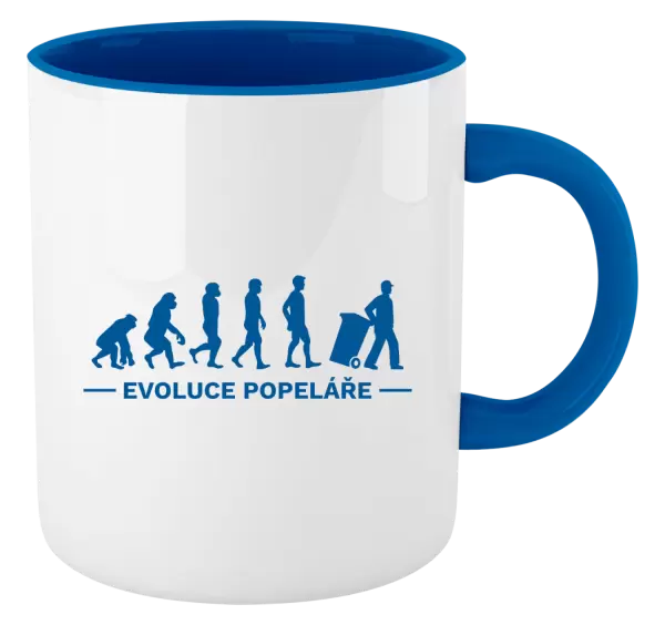 Hrnek Evoluce - popelář