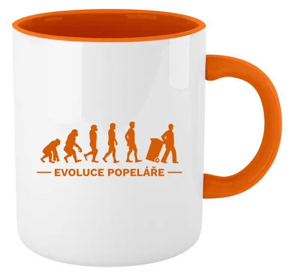 Hrnek Evoluce - popelář