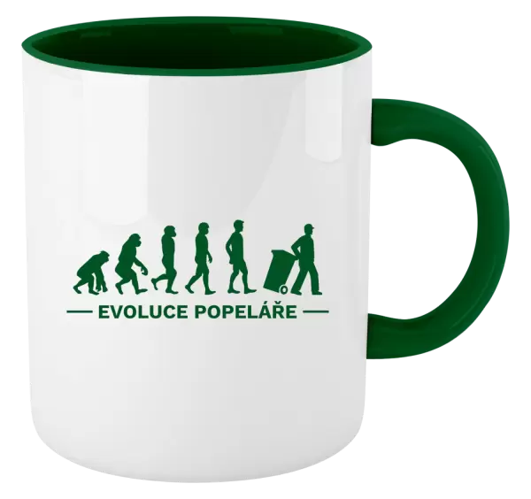 Hrnek Evoluce - popelář