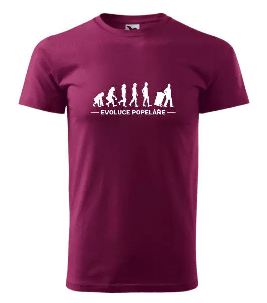 Pánské tričko Evoluce - popelář