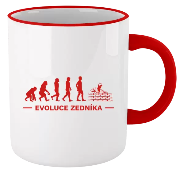 Hrnek Evoluce - zedník