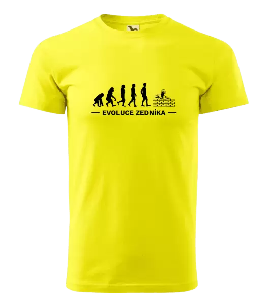 Pánské tričko Evoluce - zedník