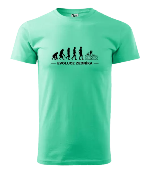 Pánské tričko Evoluce - zedník
