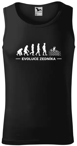 Pánské tílko Evoluce - zedník